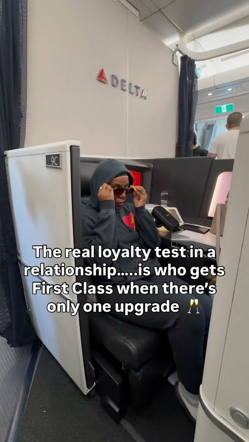 What would you do if only ONE upgrade was available? 👀
A. Stay loyal & refuse the upgrade🫶🏾
B. Take the first class seat & wave ✌🏾
C. Let your partner have the seat 🥰

This happened yesterday on our long-haul international flight 😆 …and listen, marriage is great but lie-flat seats? UNMATCHED 🤭

 
#travelhumor #relationshiphumor #marriedlife Funny videos, Humor, relationships