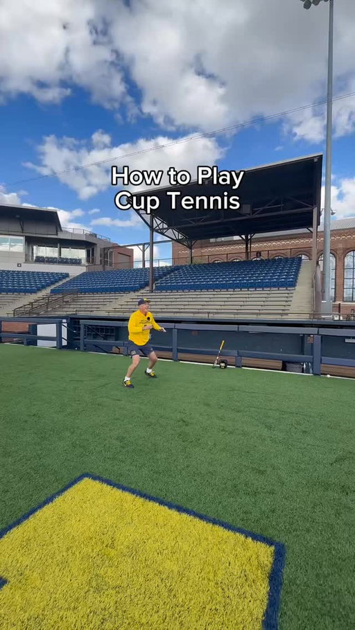 You want to know how to get through a rain delay?  Cup Tennis!!!

#baseball #skill #michigan #coach #games