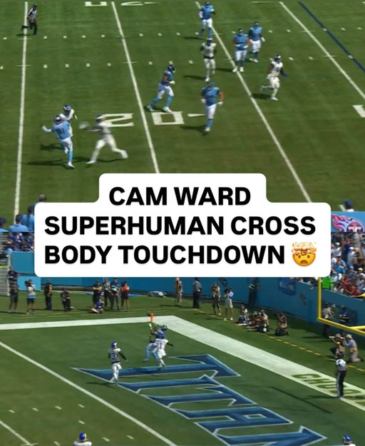 FIRST TD PASS FOR CAM WARD, WELCOME TO THE NFL 🔥