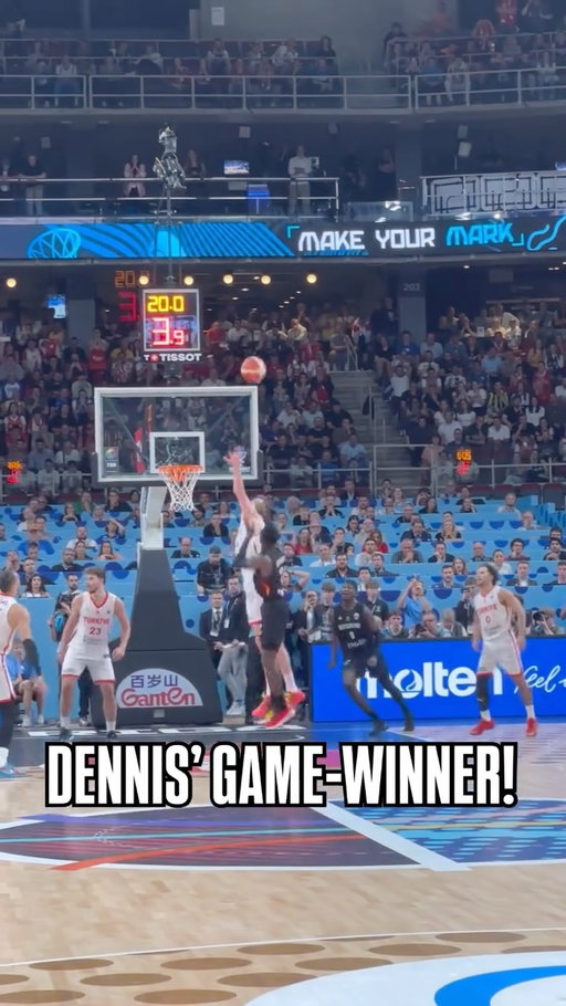 DENNIS THE MENACE! 🥶🥶🥶

#EuroBasket