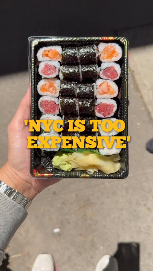 3 rolls for $11.45 is insane 🍣 is this the best deal in NYC?!