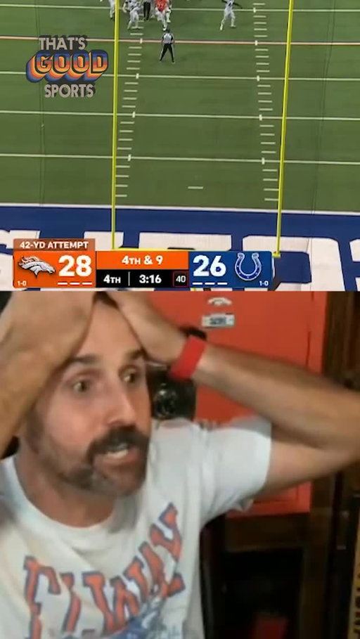 My slow descent into madness. Just a brutal #broncos loss. #colts week 2 and I already hate football again. #nflmeme