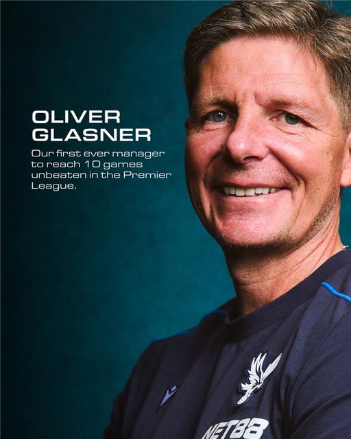 The Glasner effect 💥
 
He is the first manager in the club's history to make it 10 games unbeaten in the @premierleague 🤯

#CPFC #CrystalPalace #PremierLeague #PL #Glasner