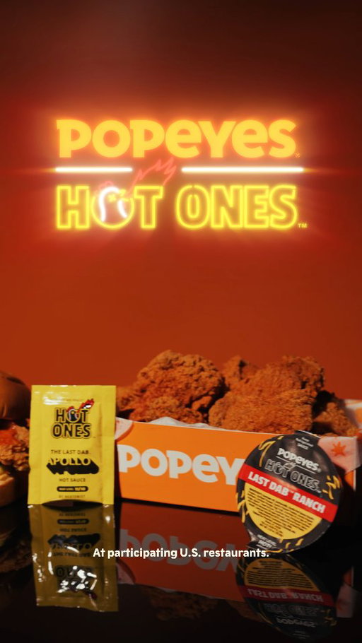 The Popeyes x Hot Ones collab is HERE ❗🔥 Flavor meets fire with our Sizzlin’ Sriracha Dippers, Smokin’ Rojo Sandwich, and Darin’ Dab Ghost Wings. Think you can handle it?