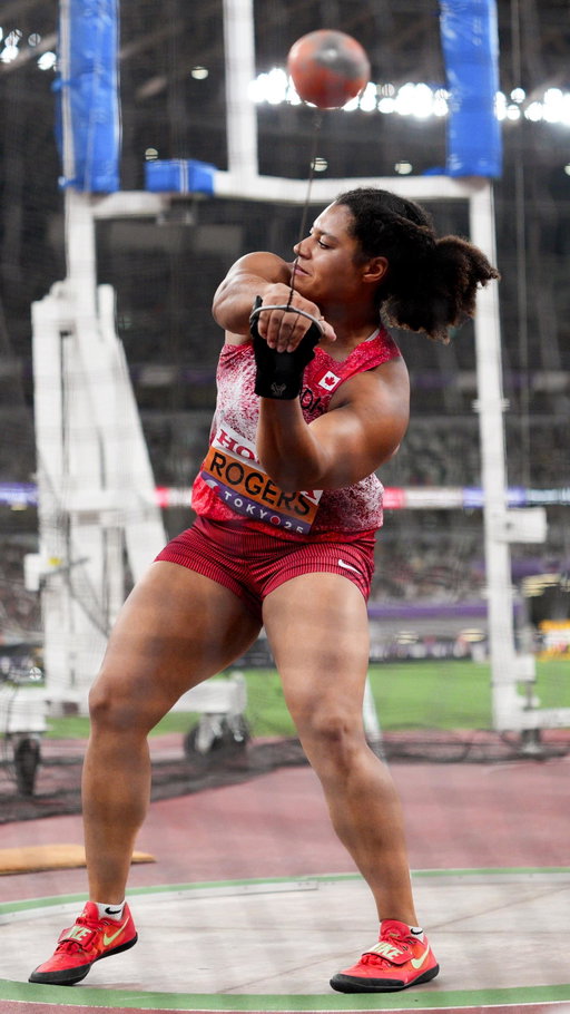 80.51m area record 🤯

@rogers_camryn throws a mega rocket to win back-to-back world titles in the hammer throw 🥇🥇

#WorldAthleticsChamps