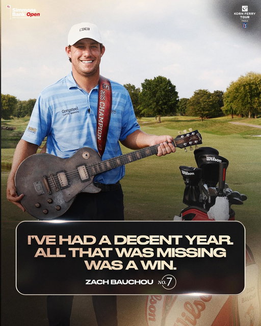 In his 55th #KornFerryTour start, @CowboyGolf alum @ZBauGolf changed that @SimmonsBankOpen 🏆
