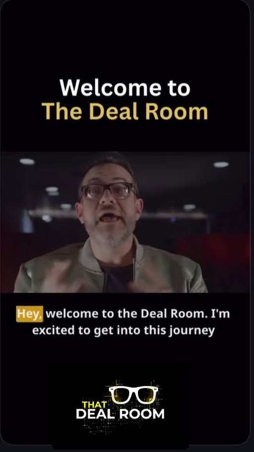 Big ideas need bold rooms to drive massive impact through strategic partnership. 

💪Welcome to The Deal Room community.

#businesspartnerships  #entrepreneur #collaboration #scalingbusiness #thedealroom #gamechanger #mindset #billionairemindset #fyp #viralreels