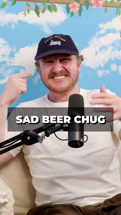chugging through tears 🍺😭 @feitelberg joins @stavvysworld ‼️ out now on YouTube and everywhere you listen to pods