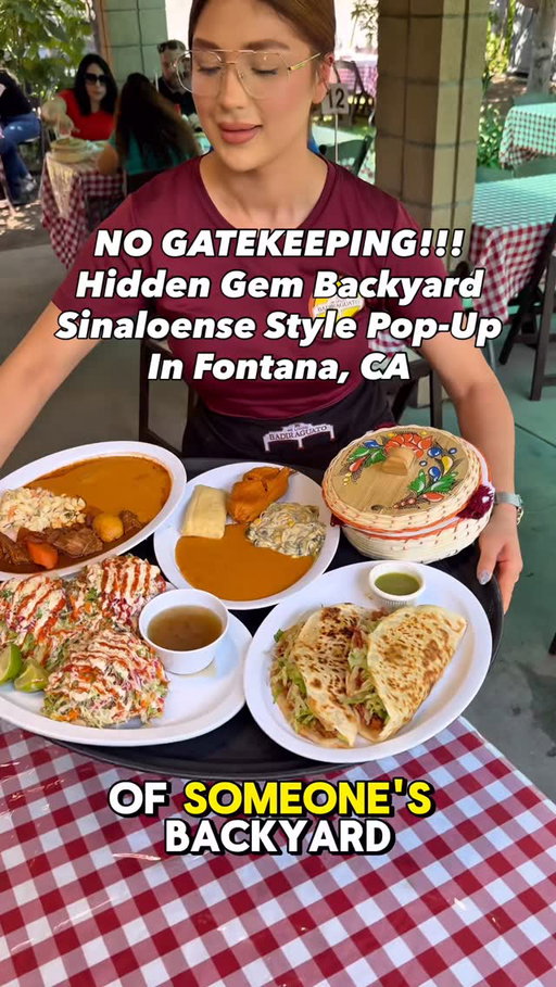 Backyard pop ups are always gems and @milindobadiraguato is no different. If you’re looking for some delicious homestyle Sinaloense plates and you live in or around Fontana, you’re going to want to add this to your rotation! ✌️😎🔥 #fontana #california #food #foodie #inlandempire #sanbernadino 

📲 @milindobadiraguato 
📍Live Oak & Sequoia, Fontana, CA.
🗓️ Friday – Sundays, 10AM - 7PM
