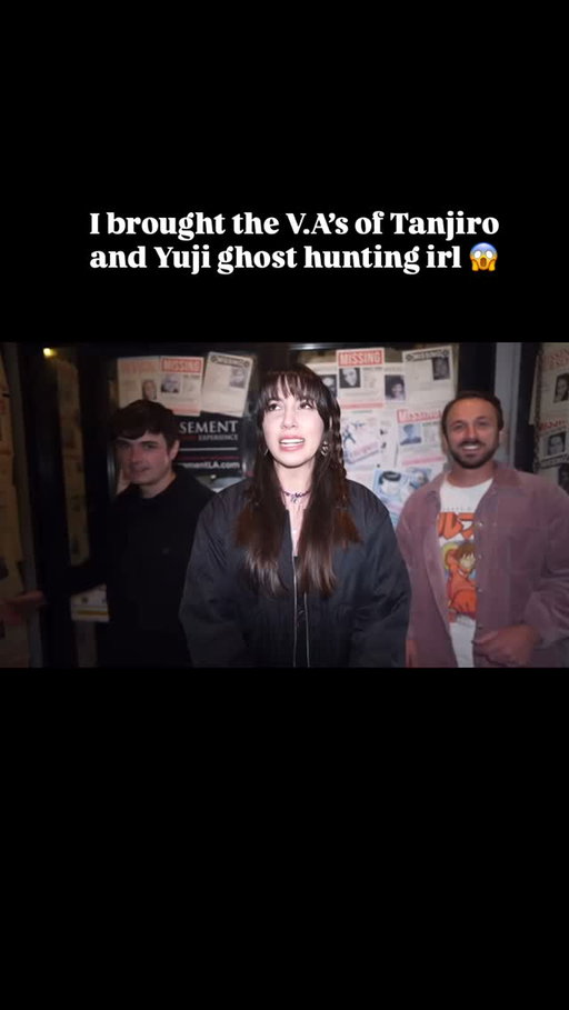 Since the new Demon Slayer movie is out, i’m bringing back this gem 😂 HUGE congrats to @zachaguilar who plays Tanjiro, and @ninjamac who also is in the movie! 😱 grateful to have such awesome friends that also like to ghost hunt haha 🥹👻 #demonslayer #tanjiro #jujutsukaisen #yuji