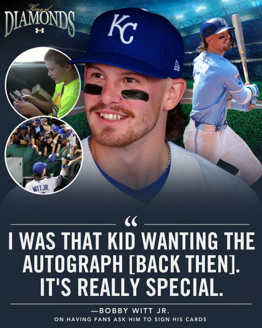 Bobby Witt Jr. has always been about the chase.⁠
⁠
In the most recent episode of King of Diamonds, the Gold Glove winner talks about his love of the hobby, what it means to be part of the Under Armour family, and much more. ⁠
⁠
Click the link in bio for the full episode.