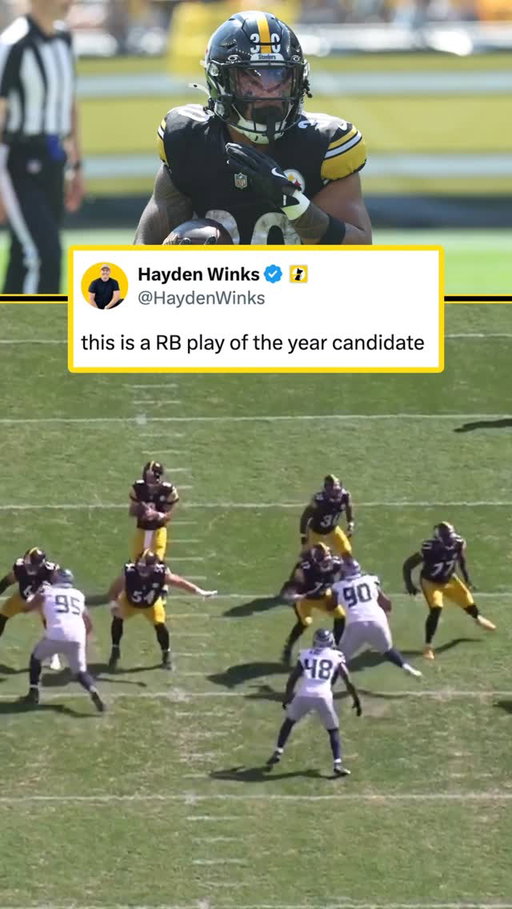 Did You Expect Jaylen Warren to Have the Potential RB Play of the Year?! 🔥