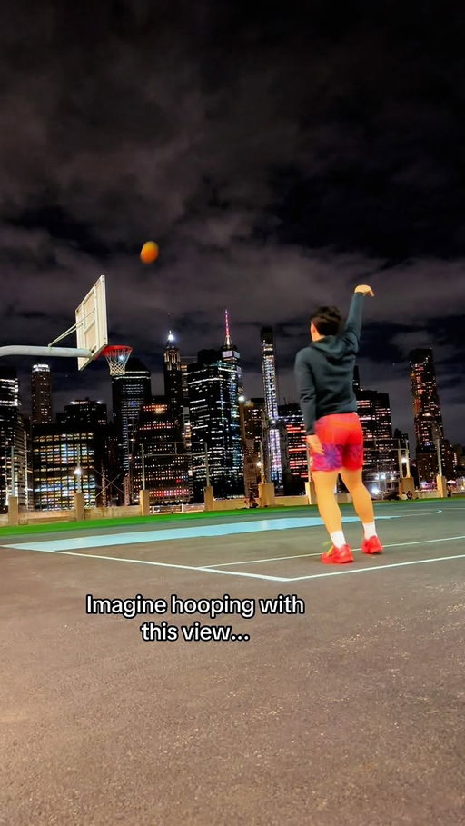 Doesn't get much better #nyc #basketball #view #viral #hoops #roadtod1 #fyp #explore