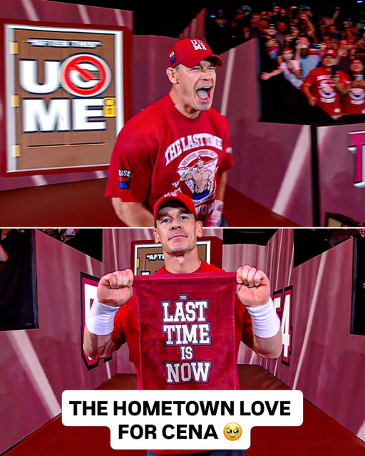 John Cena makes his final entrance on #WWERaw for his hometown crowd 👏 #WWEonNetflix