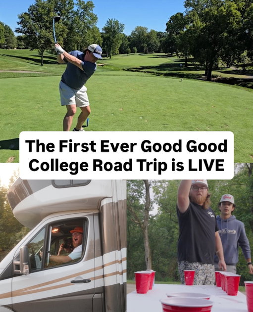 The first @goodgood College Tour video is LIVE on Good Good Extras! 

A series you don’t want to miss. Check it out!