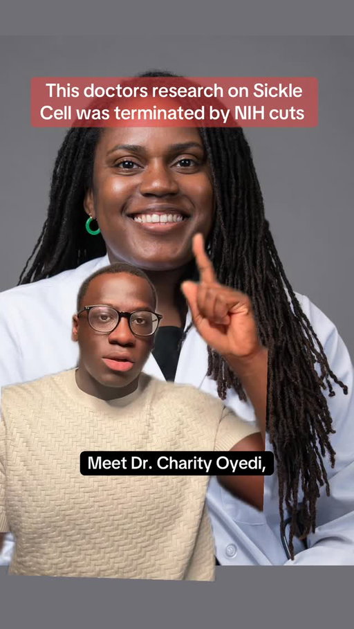 For Sickle Cell Awareness Month, let’s talk about the story of Dr. Charity Oyedeji, a Duke hematologist whose groundbreaking Sickle Cell Disease Functional Assessment tool was designed to capture how patients truly live and age with this disease.

But earlier this year, the NIH pulled her grant. Not because the science wasn’t sound, but because her work centered equity in a condition that disproportionately affects marginalized communities.

This isn’t just a blow to the scientific community. It’s a warning. When equity in science is treated like a threat, the progress and lives of millions are put at risk. #SickleCellAwareness #DorisDukePartner #HealthEquity #NIHcuts
