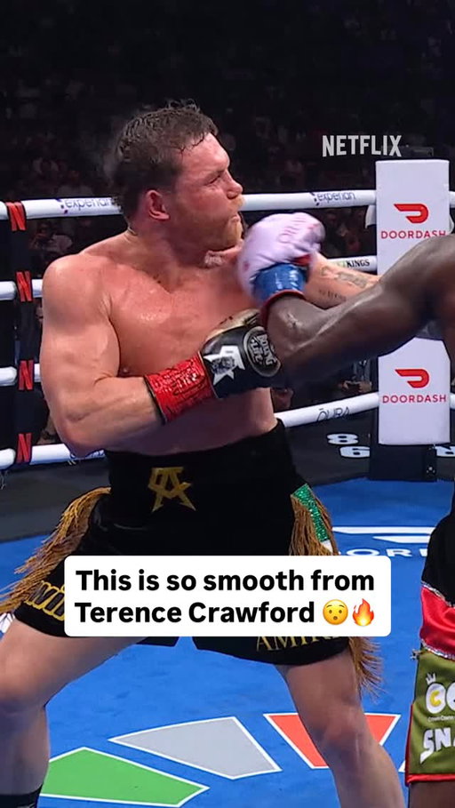 This rear-hand double that Terence Crawford landed on Canelo Álvarez is so beautiful to see in slow-mo.

The art of boxing 🥊

#canelocrawford #terencecrawford #canelo #caneloalvarez #boxing