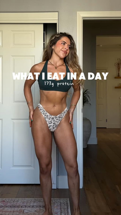 Protein is the one thing I never let slide on 🤓 and now we’re working on that fiber too! 🤪 

✨🤏🏼 A few things that help me hit my goal:
	•	Start the day with a higher-protein meal (it sets the tone + keeps you full).
	•	Add a scoop of protein to your matcha or coffee - SUCHHH an easy win and packs a punch ANDDDD it makes your drink tastes even better!!! 
	•	Keep high-protein snacks on hand (Greek yogurt, cottage cheese, jerky, bars, etc.) 
	•	Build each meal around a solid protein source first.

For reference, my protein goal is usually around 143g/day. Some days I’m a little over like this day, but I never let myself dip under 100g - and that consistency has made all the difference in my energy, recovery, and muscle growth/ body composition.

Your reminder: getting protein in doesn’t need to be complicated. Simple swaps and little habits add up. Your future self will thank you 🤍