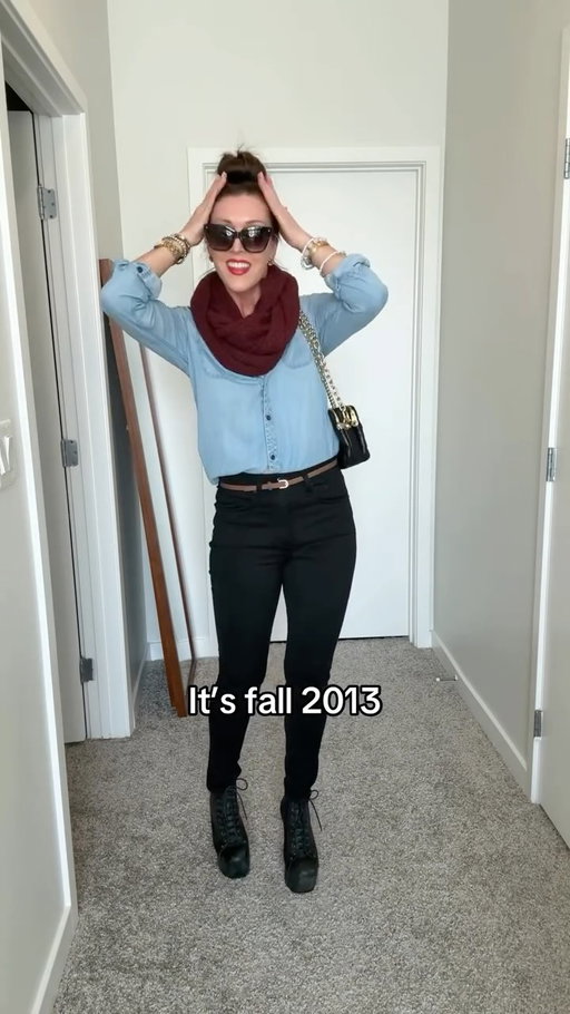 I had this exact outfit saved on my Pinterest board and it’s probably still there if I scroll back far enough

 #2010sfashion #2010s #millennials