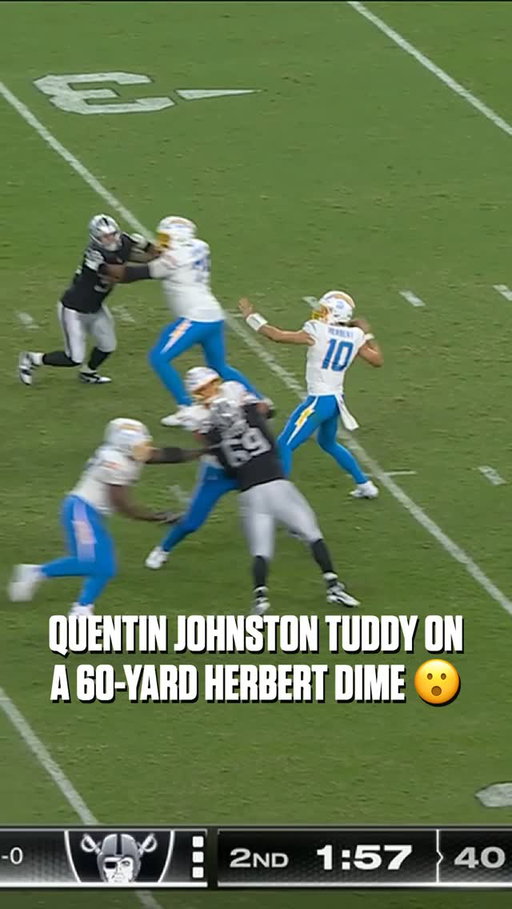 @justinherbert dropped it right in the bucket 🪣

LACvsLV on ESPN
Stream on #NFLPlus and ESPN+