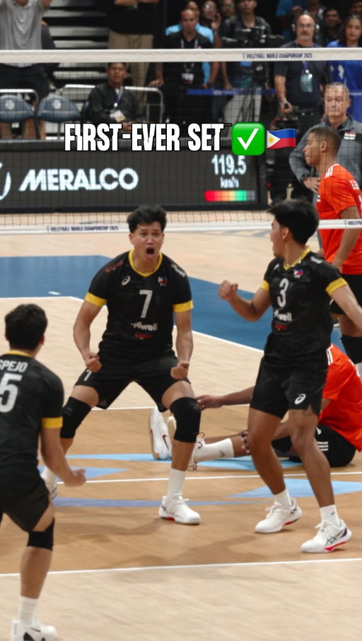 🇵🇭 MILESTONE MOMENT for the Philippines!

They just won their first-ever set in Men’s World Championship history 🏐🔥

A huge moment for the hosts 👏 Watch the rest of the game LIVE on VBTV 📺

#Volleyball #MWCH #Philippines2025 #ElectrifyingPhilippines