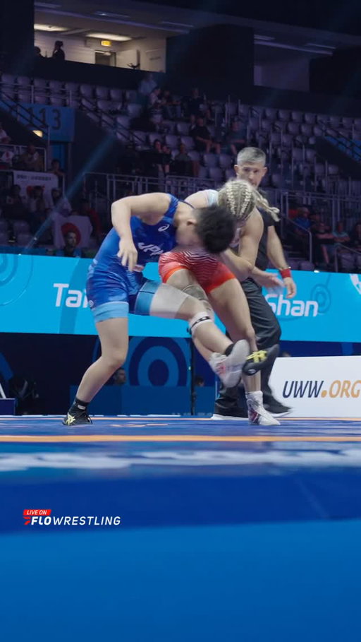 CLASSIC HELEN! With a fall over Himeka Tokuhara (Japan) in the quarters, she will wrestle in today’s semifinals against European champion Olga Khoroshavtseva (UWW) #WorldChampionships