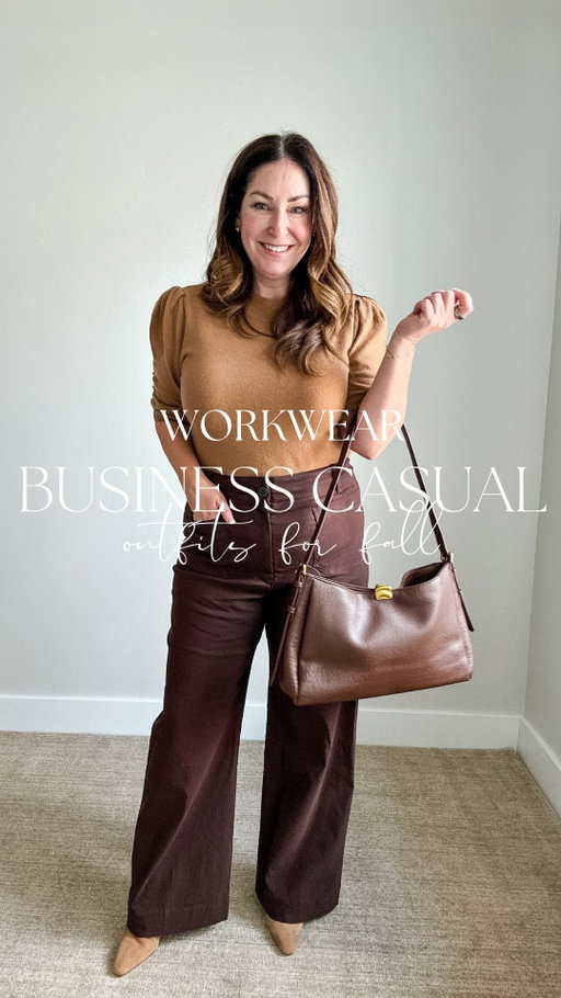 What to wear when HR says Business Casual 👉🏻 My fav combo is a wide leg pant and cozy top! These 3 outfits are comfy yet polished great for early fall. 🍂

Like & Comment ‘TRM’ and I’ll send you the links!

#FallWorkwear #MidsizeStyle #BusinessCasualOutfits #WorkwearInspo
