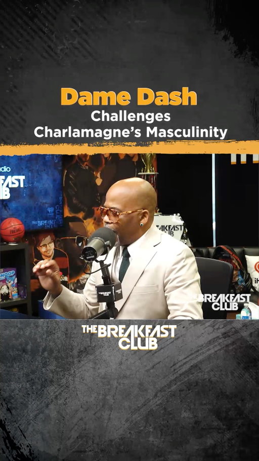 Dame Dash @duskopoppington goes straight for @cthagod and challenges his masculinity. 'I just kinda think you're gay 🏳️‍🌈' 👀 Check out the full interview on YouTube!