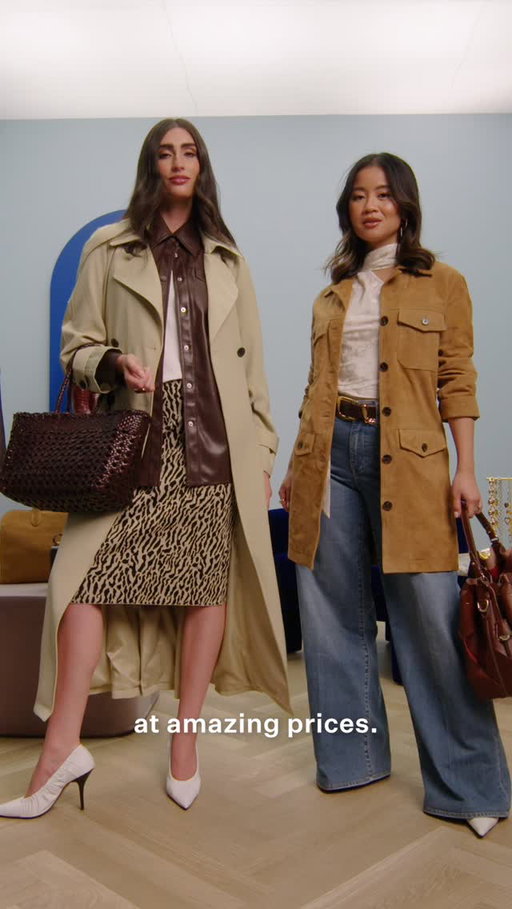 From front row to every day, @viennaskye and @rachspeed style fall fits made to last beyond the season at the @marshalls Good Stuff Style House — with designer finds at great prices. #ad