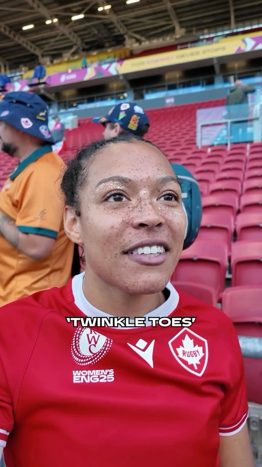‘Really, I got a nickname?’ 🤩 

Post-match chats with Asia Hogan-Rochester 🤌

#RWC2025 #RWCBTS