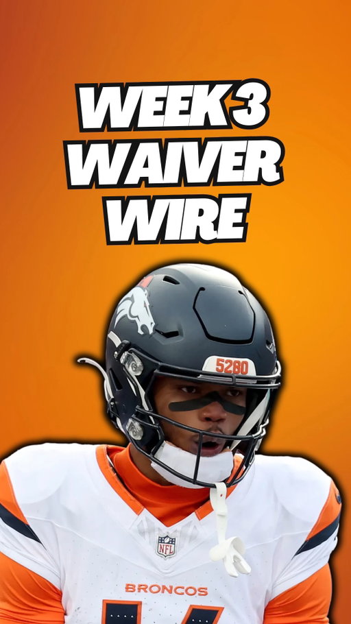 Week 3 MUST ADD Waiver Wire Pickups #fantasyfootball #fyp #nfl #fantasyfootballadvice #waiverwire #underdogfantasy #waivers #explore