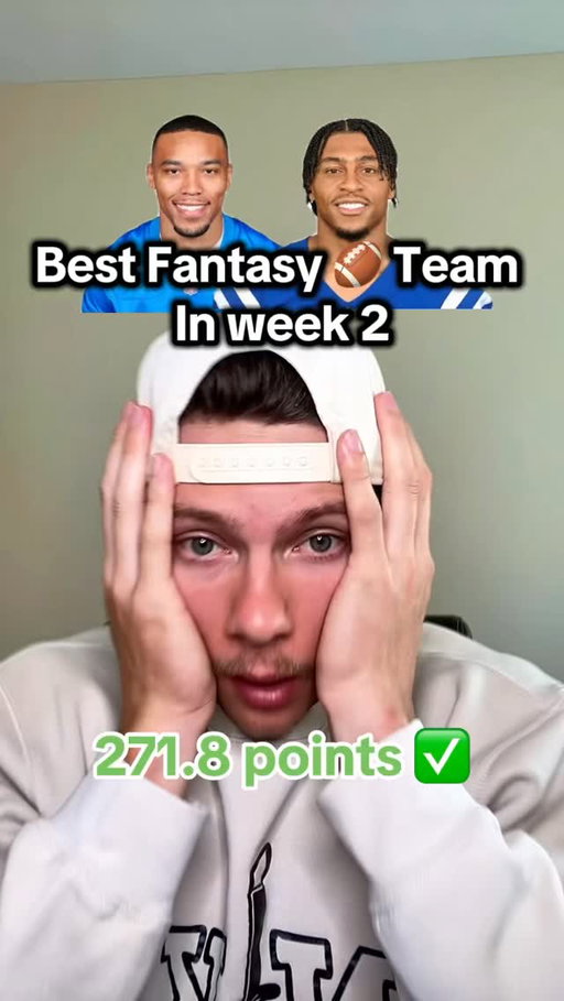 Best possible fantasy football team in week 2 ✅🏈 #fantasyfootball #fantasyfootballtips