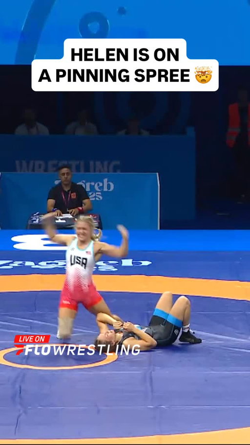 Helen Maroulis is on FIRE 🔥 pinning every opponent on her way to the World finals! #worldchampionships