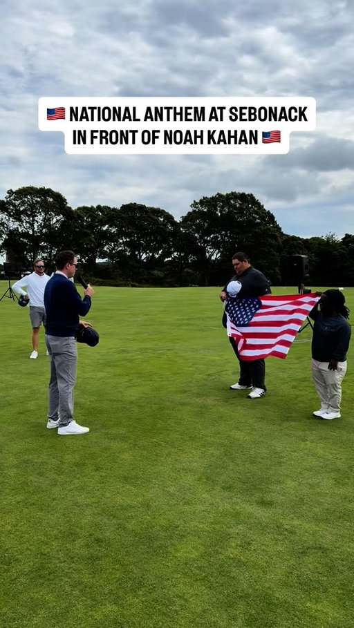 SEBONACK. NOAH KAHAN. FRANKIE DELIVERS HIS BEST NATIONAL ANTHEM YET.

WHAT A MOMENT. @BarstoolClassic