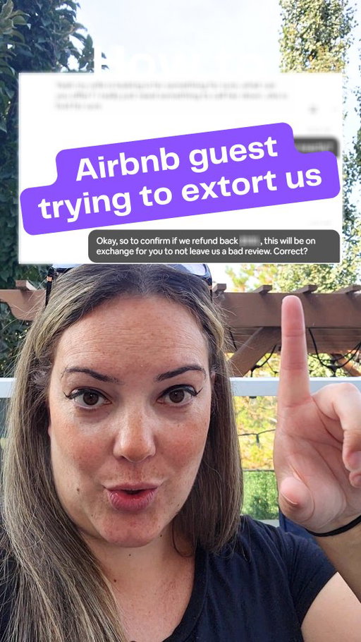 We had a guest try to extort us last week. 😮‍💨
And here’s exactly how we shut it down (with receipts)… 👇🏼

They messaged asking for monetary compensation because they were upset about hearing footsteps from the family upstairs — during normal daytime hours.

We were shocked… especially because we disclose this clearly in our listing. But it gets worse:

They implied they’d leave a bad review if we didn’t give them a refund. 🤯

Lucky for us, we’d just had a call with an Airbnb Market Coordinator who explained how Airbnb defines extortion:

📌 The guest has to request a specific monetary amount
📌 It has to be in exchange for a review change or threat

Armed with that info, we replied back—very clearly—and used their own message to confirm they were asking for money in exchange for not leaving a negative review.

The result? We submitted this to Airbnb, and they are now investigating.

🎯 There are entire Facebook groups out there where “professional guests” share tactics for scamming or threatening Airbnb hosts.

This is why having a paper trail, following policy, and understanding Airbnb’s review system is critical to protecting your listings and your income.

Ever dealt with a guest like this before? Let us know in the comments. 👇🏼

👇🏼 Save this post in case you ever need to prove review extortion.

#airbnbhost #shorttermrental #strhosttips #airbnbtips #airbnbdrama #airbnbnightmare #airbnbguest #airbnblife #airbnbsuperhost #airbnbreview #airbnbscam #strwealthacademy #airbnbcanada #vacationrentalhost #hostlife #airbnbowner #passiveincome #realestateinvesting #rentalproperty