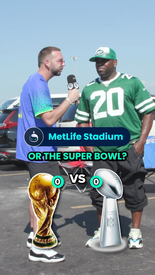 World Cup vs Super Bowl?! ⚽️🏈

These NFL fans have VERY mixed opinions on this one, so we need you to help us decide it. 👀

Let us know in the comments. 🤝

#nfl #newyorkjets #worldcup2026 #footballfans #superbowl