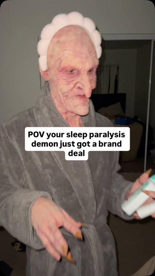 I wish this was MY sleep paralysis demon 
#ad #comedy #sleep #skincare #CeraVePartner @cerave