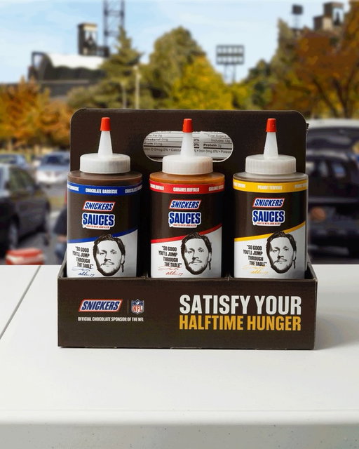 Think @snickers and an MVP can’t make sauce? Have some faith next time. SNICKERS Sauces bring signature satisfaction to gameday… and every day. New drops online every Sunday in September with the purchase of a pack of SNICKERS Minis while supplies last.