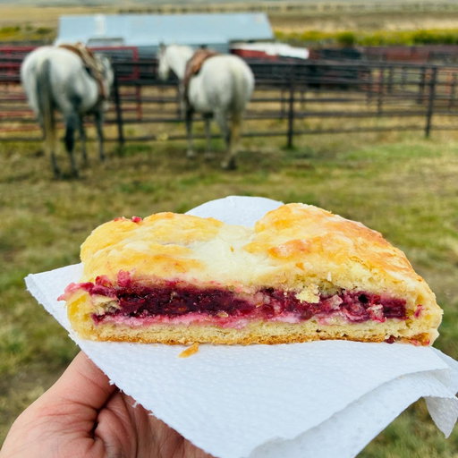 Raspberry Butter Braids for the crew today. 😋 they were a hit!