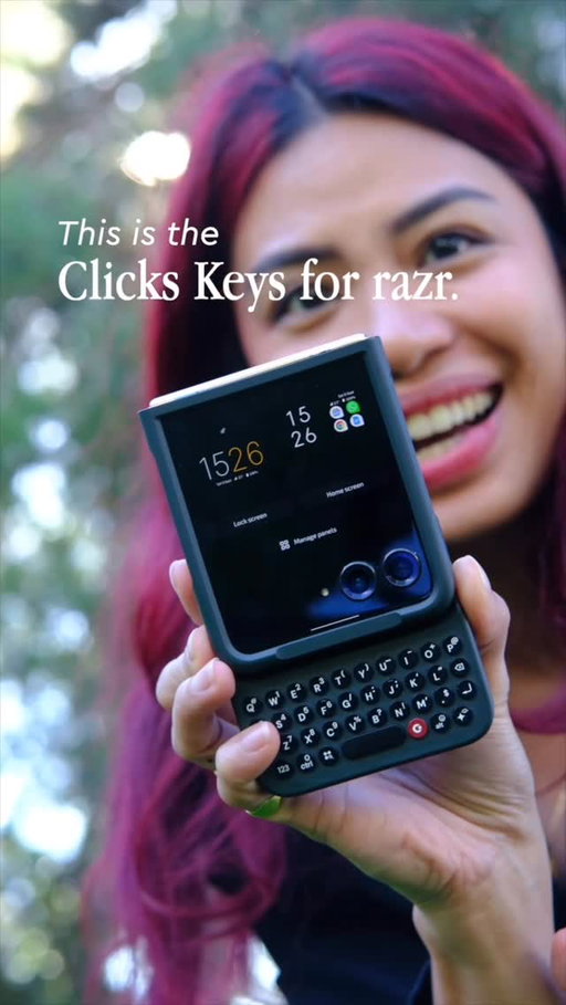 Finally got my hands on the Clicks for Razr!! #isadoestech #clickskeys