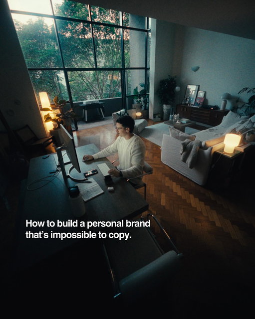 Comment ‘Visual’ to join the waitlist and get 40% off the first Visual Authority Cohort. 

How to build a Personal Brand that’s impossible to copy.