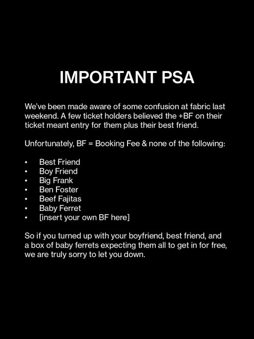 Important.