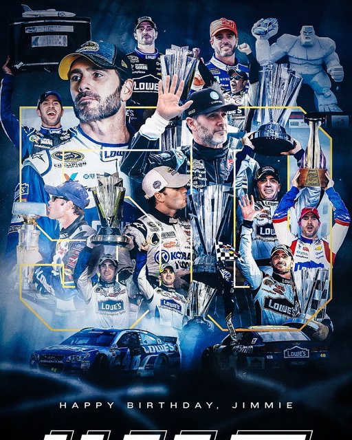 Legendary man. Legendary driver. Happy 50th birthday to @jimmiejohnson, one of the all-time greats.