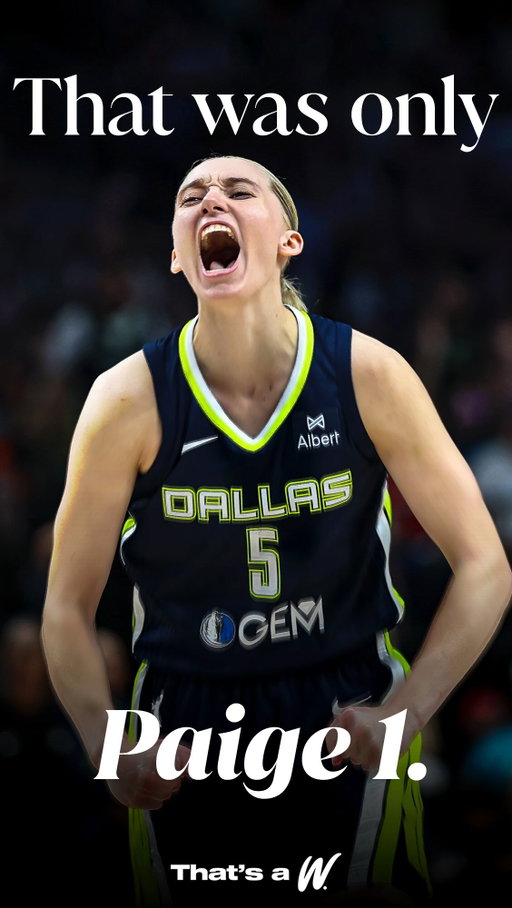 April 14, 2025 – September 16, 2025.

156 days later…

From being drafted #1 in the WNBA Draft to earning Rookie of the Year!

Here’s @paigebueckers’ draft party speech from Day 1.
 
Congratulations — you truly are The One!