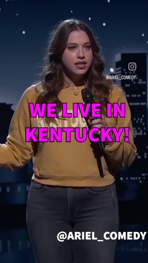 Dating in Kentucky was... complicated 😂 
From my Jimmy Kimmel set 👀