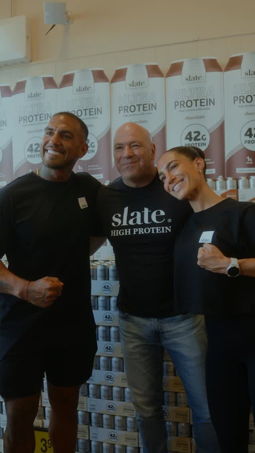 Slate’s 42g Ultra Protein Shakes are officially available at @albertsons + @safeway stores nationwide! 💪

To celebrate, we teamed up with @danawhite for a Punch Away Plastic event. Every punch represented the removal of 4,200 plastic bottles from the environment and by the end of the day, we had eliminated an incredible 231,000 plastic bottles from our planet 🙌🥊

Slate Ultra Protein Shakes are also available at partner Albertsons stores including @jewelosco @acmemarkets @shaws @vons @tomthumbtx and others.