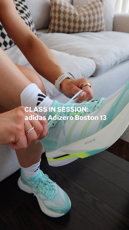 This is the best kind of homework.

The @adidas #Adizero Boston 13 have been my go-to for tempo days while training for the Toronto Half Marathon. They’re light, responsive, and have this plate system (Energy Rods) that gives me that little extra snap when I’m picking up the pace. The cushioning (Lightstrike Pro) feels soft but still fast, and they’re stable enough that I don’t feel beat up after longer efforts.

I used to not pay close attention to the tech of running shoes. But it’s not just hype and big fancy words. When you break it down, understanding it really makes a difference, especially when you’re training consistently. You want to make sure you have the right shoe for you that supports you!

Don’t be afraid to break it down and geek out like me.

@adidasrunning  
@adidas 
#adidasCA #adidaspartner