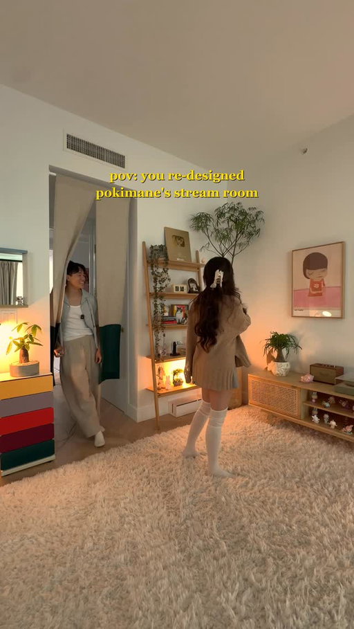 I designed @pokimanelol‘s new streaming room!

It’s my first time designing someone else’s space and I’m so happy with how it turned out 🥳 The goal here wasn’t to make huge changes but rather thoughtful and well curated additions and replacements to her existing setup to bring it to life and add some cozy relaxing vibes :)

#pokimane #interiordesign #homedecor