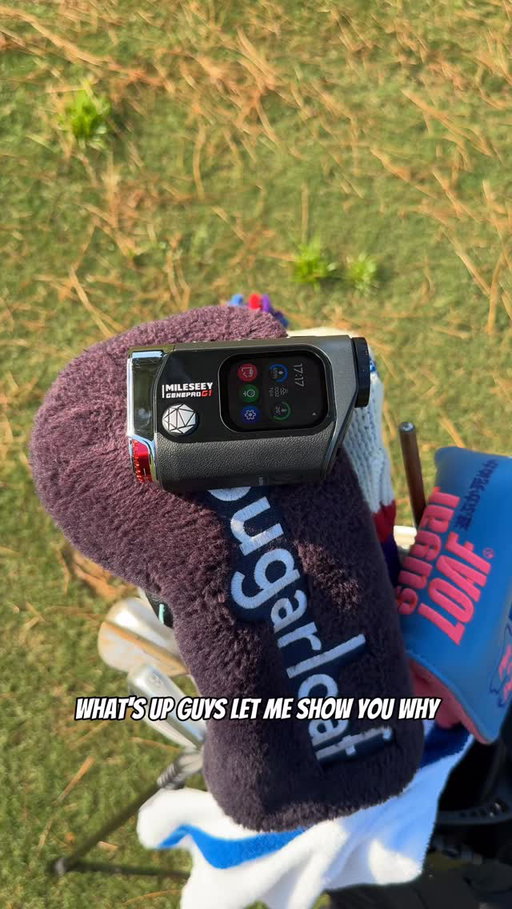 The new @mileseeygolf GenePro G1 rangefinder makes golf SO much easier ⛳️🎯 #jakedezgolf #mileseey #geneprog1 #rangefinder #gps #golf