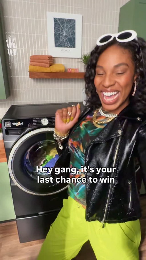 Enter for a chance to win a washer that’s ‘So Fresh, So Clean’, with a matching dryer.

Follow us, like and comment #WhirlpoolSoFresh for a chance to win. 
And tag a friend who needs this for a bonus entry.

NO PURCH.NEC. Legal residents of the contiguous US/DC, 18+ (void in AK, FL, HI, NY, PR & where prohibited). Enter by noon ET on 9/23/25. Subject to full Official Rules Linked in Bio. Sponsor: Whirlpool Corporation